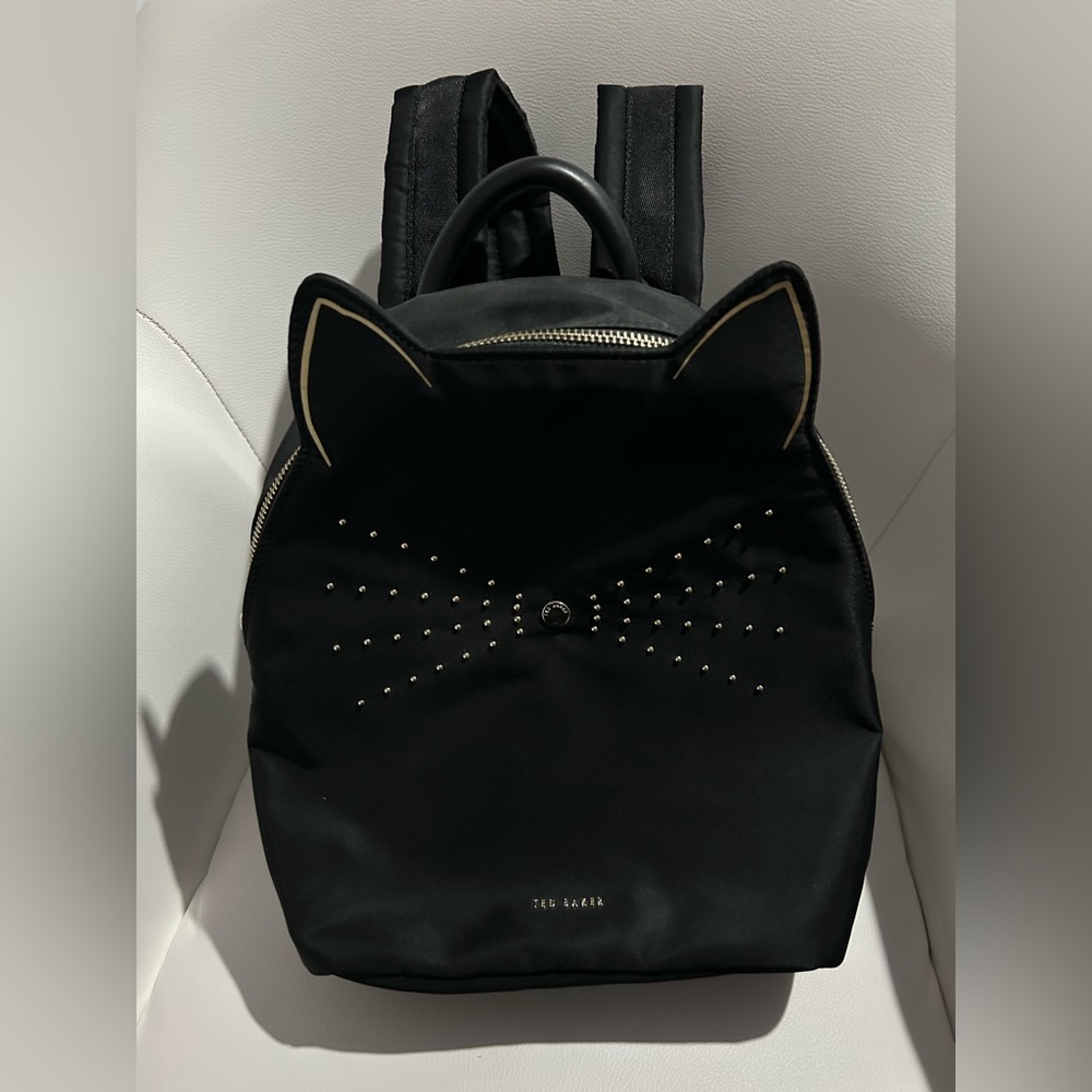 Ted Baker Black Backpack with Cat Ear Design